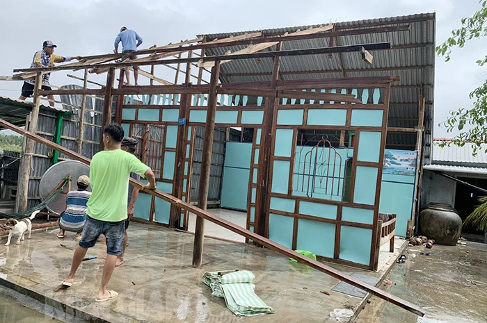 Kiên Giang thiệt hại do mưa dông trên 1,1 tỷ đồng